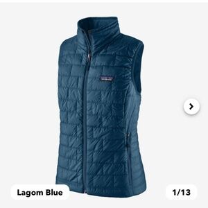 Women’s blue vest